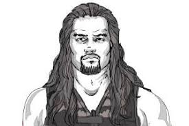 Free printable coloring pages for kids. How To Draw Roman Reigns From Wwe Roman Reigns Drawing Roman Reigns Reign