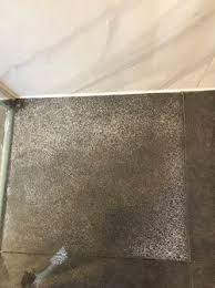 white marks from black bathroom tiles