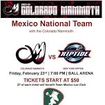 Team Mexico Lacrosse and CO Mammoth fundraiser