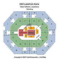 Uno Lakefront Arena Tickets In New Orleans Louisiana Uno