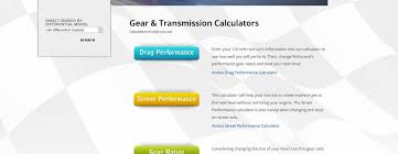 Check Out Richmond Gears Performance Gear Ratio