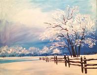 Winter Trees - Paint Party V