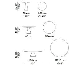 Dimensions Jove Round Coffee Table