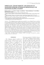pdf hematology serum chemistry and serology of gal aacute pagos penguins pdf hematology serum chemistry and serology of galaacutepagos penguins spheniscus mendiculus in the galaacutepagos islands