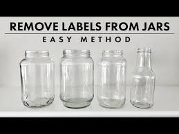 How To Remove Sticky Label From Jar