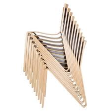 Durable Plywood Gallery Stacking Chairs