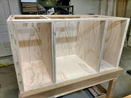 how to build base cabinets for a