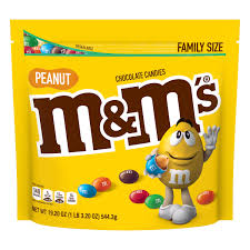 m m s chocolate cans peanut family