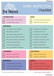 home inspection checklists