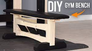 how to build a gym bench homemade gym