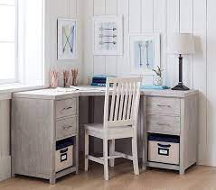 That way, when you're done, you can just pull the curtain and poof! Back To School Organization Homework Home Office The Inspired Room Diy Corner Desk Home Office Design Home Office Furniture
