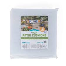 poly fil patio cushions 22 x 22 x 2