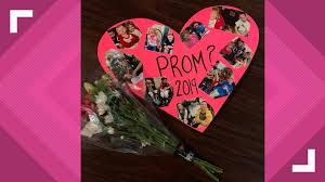 sweet promposal midway student with