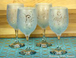 Etch Wine Glasses Easy Glass Etching