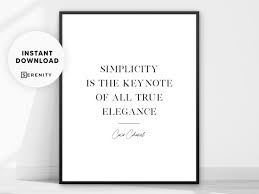 Coco Chanel Quote Wall Art