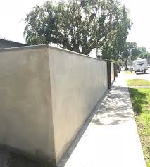 Stucco Finish Cmu Wall Long Beach