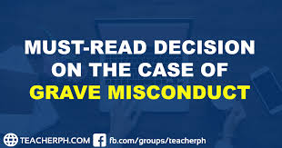 Cliffsnotes study guides are written by real teachers and professors, so no. Must Read Decision On The Case Of Grave Misconduct Teacherph