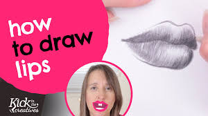 lip drawing tutorial for beginners