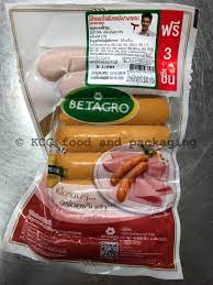 BETAGRO - ไส้กรอกไก่สโมคหนังกรอบบาง 500g - KCC Foods and Packaging :  Inspired by LnwShop.com