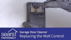 Replacing the Wall Control on a Garage Door Opener - YouTube