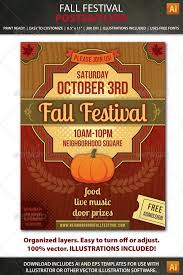Fall Festival Poster Or Flyer Craft Fair Flyer Template Free