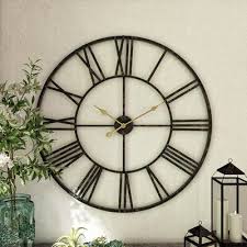 Oversized Brosnan Wall Clock Finish