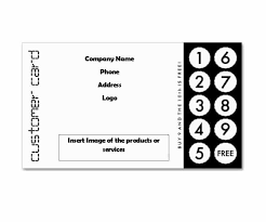 Free Customer Loyalty Punch Cards Templates Magdalene