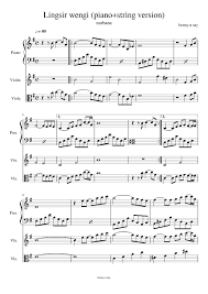 134 likes · 4 talking about this. Lingsir Wengi Piano String Version Sheet Music For Piano Violin Viola Mixed Trio Musescore Com