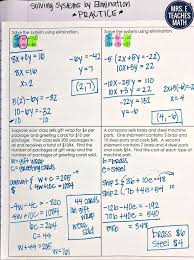 Equations With Interactive Notebook Pages