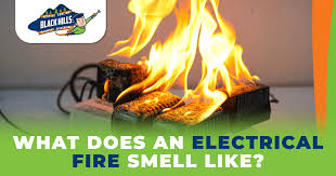 what does an electrical fire smell like