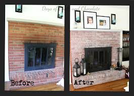 Whitewashed Fireplace Days Of Chalk