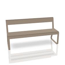 Bellevie Outdoor Bench With Backrest