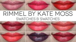 rimmel by kate moss lipstick swatch and