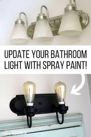 How To Give A Builder Grade Vanity Light Farmhouse Style