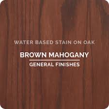 Select from different mahogany wood stains with varying colors, dryability, and wearability. Water Based Wood Stains General Finishes