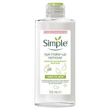 simple conditioning eye make up remover