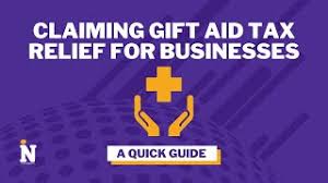 tax relief on gift aid charitable