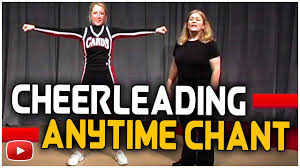 cheerleading chants and cheers anytime