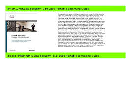 Premium Ccna Security 210 260 Portable Command Guide