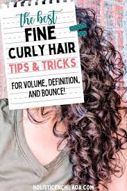 low density fine curly hair