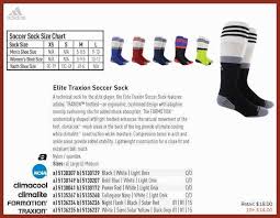 79 Unfolded Youth Soccer Sock Size Chart