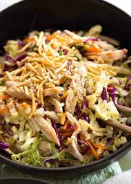 Khloe chooses the same chinese chicken salad as kim but she has organic chicken and adds avocado to hers. Chinese Chicken Salad Recipetin Eats