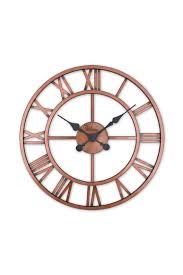 Copper Wrought Iron Wall Clock 3d Metal