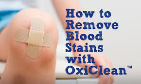 how to remove blood stains oxiclean