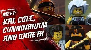Meet Kai, Luke Cunningham, Dareth and Cole - LEGO NINJAGO - Character Video  - YouTube