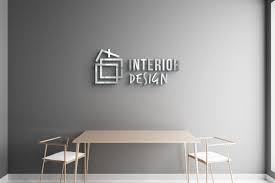 abstract interior design logo graphic