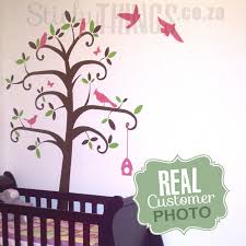 Baby Nursery Tree Wall Sticker Shelf