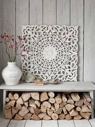 Large Carved Wall Panel Wood Wall