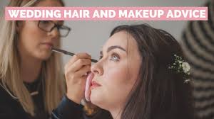 wedding hair and makeup advice from a