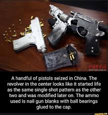 pistols seized in china the revolver